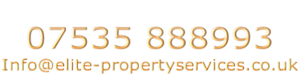 07535 888993 Info@elite-propertyservices.co.uk